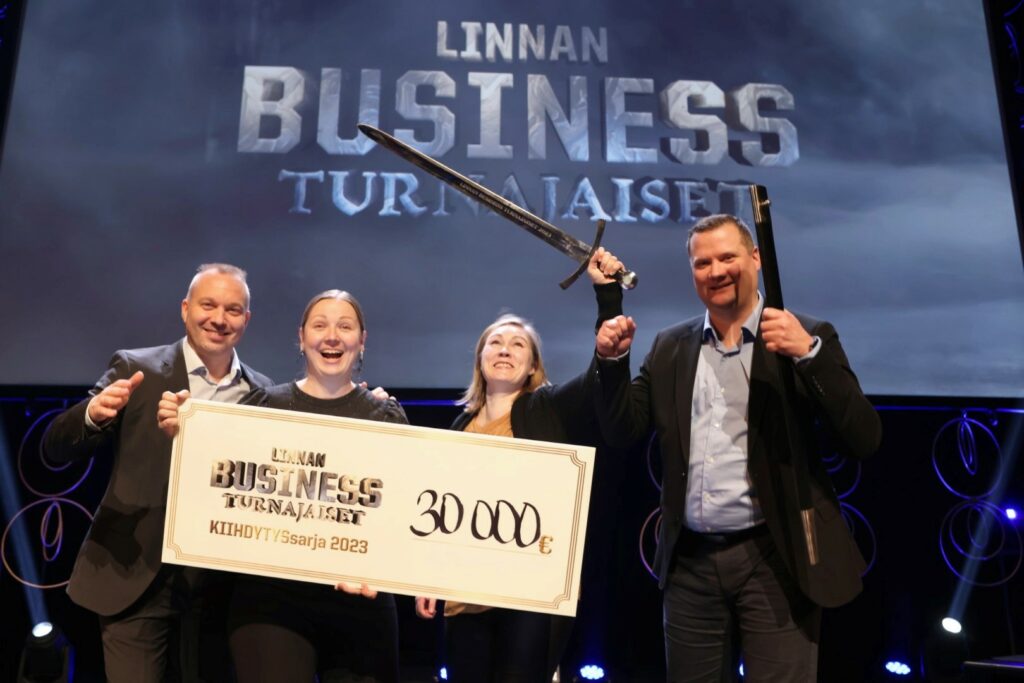 Linnan Business Turnajaiset 2023 KIIHDYTYSsarjan toinen voittajista frozen graphene